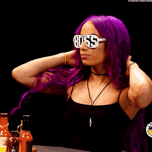 Sasha Banks First We Feast GIF