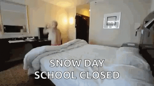 Teacher Snow Day School Closed GIF - Teacher Snow Day School Closed Yay GIFs