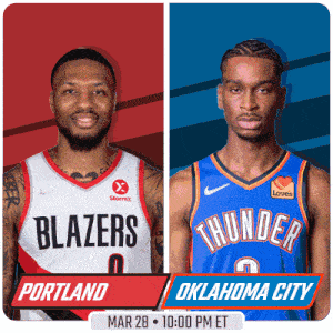 Portland Trail Blazers Vs. Oklahoma City Thunder Pre Game GIF - Nba Basketball Nba 2021 GIFs
