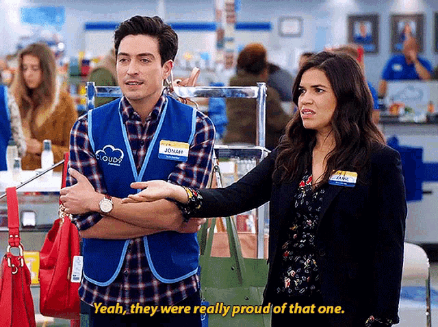 Superstore Jonah Simms GIF - Superstore Jonah Simms Yeah They Were Really Proud Of That One GIFs