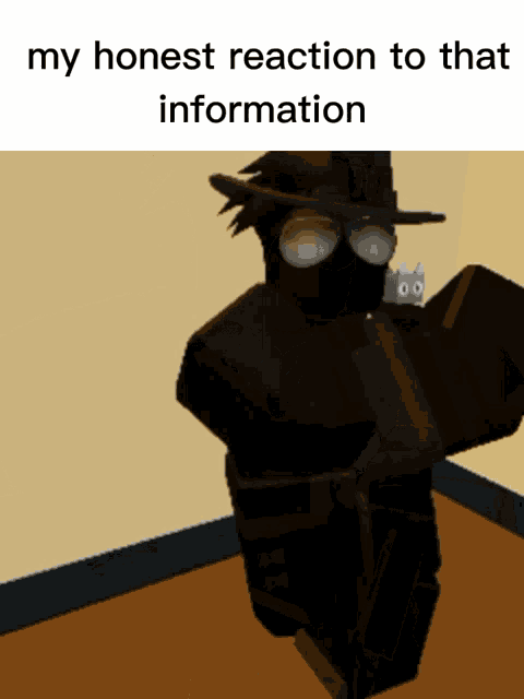 a picture of a person with a cat in their pocket and the words my honest reaction to that information
