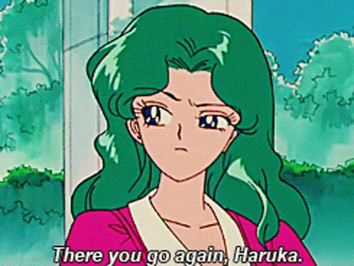 Sailor Neptune There You Go Again GIF - Sailor Neptune There You Go Again Haruka GIFs