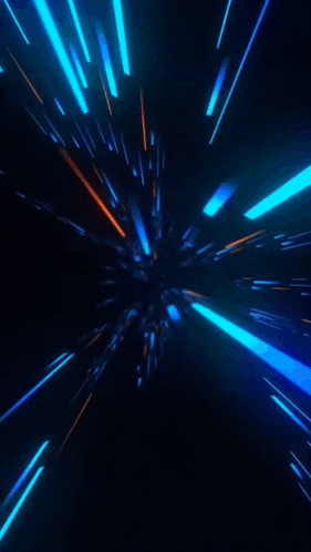 a cgi motion graphics and animated background of a spaceship flying through a vortex of light .
