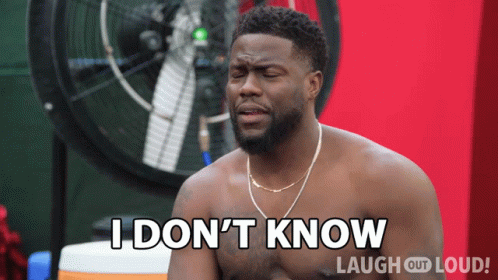 I Dont Know Kevin Hart GIF - I Dont Know Kevin Hart Cold As Balls GIFs
