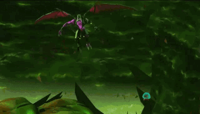 a cartoon of a robot fighting another robot in a dark room .