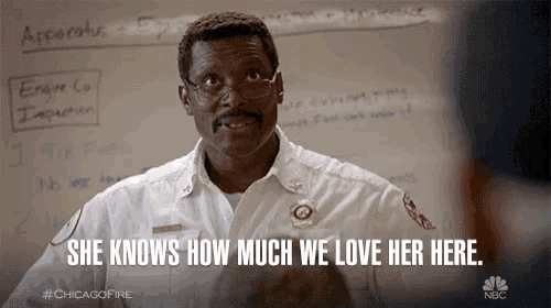 She Knows How Much We Love Her Here Shes Important GIF