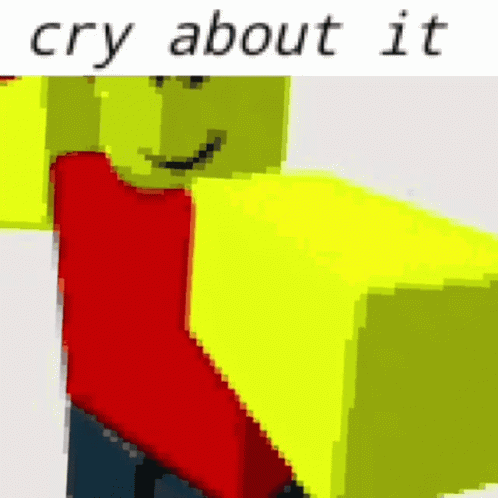 Roblox Baller Cry About It GIF - Roblox Baller Cry About It GIFs