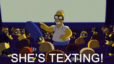 She'S Texting He'S Sexting GIF - Shes Texting Sexting Homer GIFs