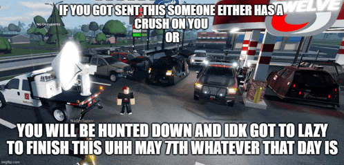if you got sent this someone either has a crush on you or