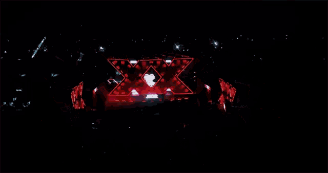 a stage with the word joker on it in white