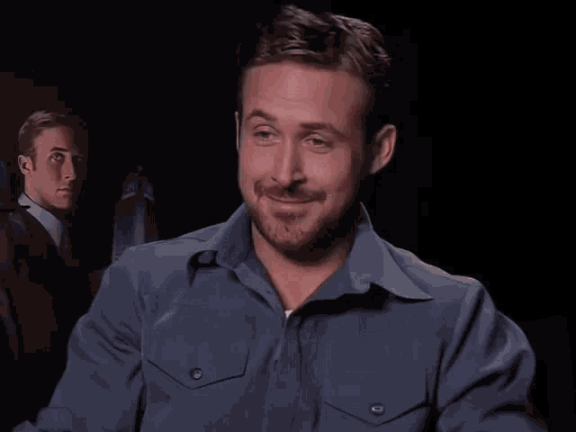 Ryan Gosling Goose GIF - Ryan Gosling Goose Interview GIFs