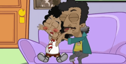 El Noruego Y Pelusin La Familia Del Barrio GIF - El Noruego Y Pelusin La Familia Del Barrio Le Arranca El Pelo Al Noruego GIFs