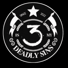 a logo for the deadly sins alliance with a star in the middle