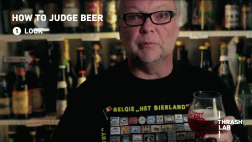 How To Judge A Beer Tomm Carroll (5. Overall Feel) GIF - Tomm Carroll Beer GIFs