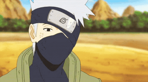 a cartoon character wearing a mask and a headband with a circle on it .