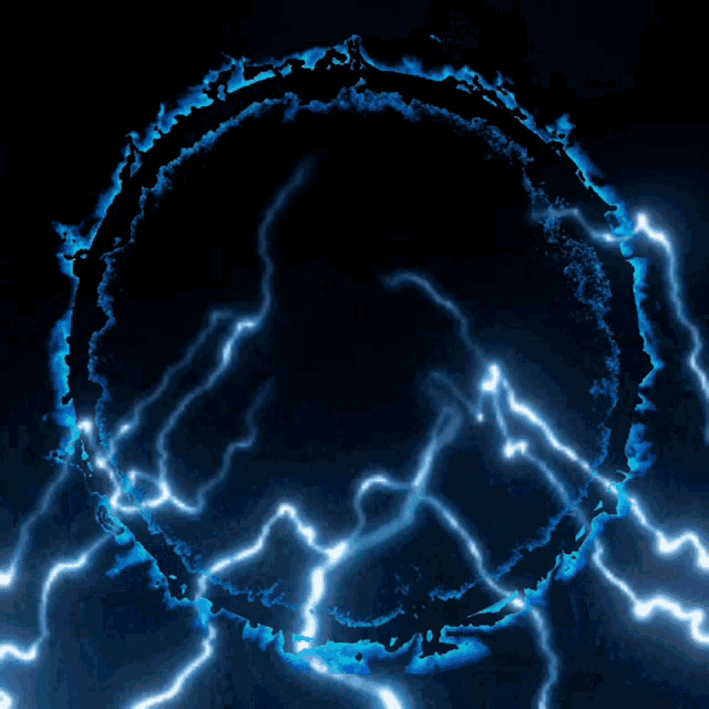 a lightning bolt in a circle with the letter t on the bottom
