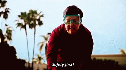 Ken Jeong Safety First GIF - Ken Jeong Safety First Community GIFs