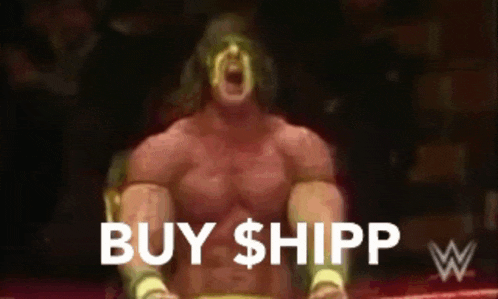 a picture of a wrestler with the words buy shipp on the bottom right