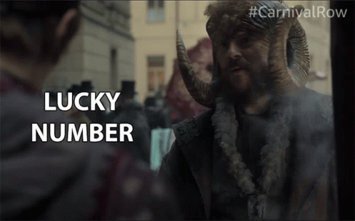 Lucky Number Carnival Row GIF - Lucky Number Carnival Row Lucky GIFs