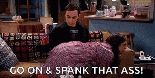 Big Bang Theory Sheldon GIF - Big Bang Theory Sheldon Spank GIFs