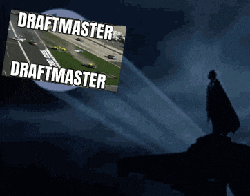 a picture of a race track with the words draftmaster and draftmaster written on it