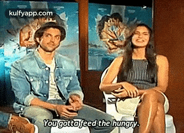 You Gotta Feed The Hungry..Gif GIF - You Gotta Feed The Hungry. Reblog Interviews GIFs
