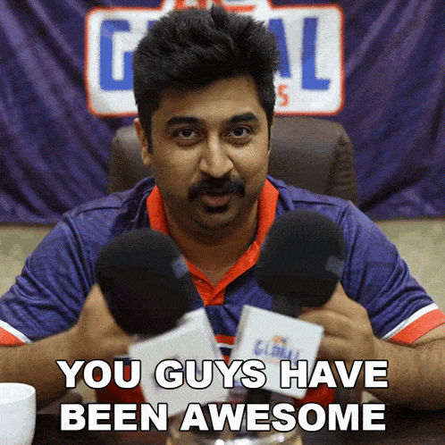 You Guys Have Been Awesome Rushindra Sinha GIF - You Guys Have Been Awesome Rushindra Sinha Global Esports GIFs