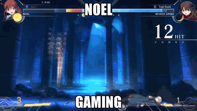 a screenshot of a video game with the words noel gaming at the top