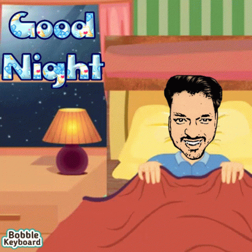 Good Night Bed Time GIF - Good Night Bed Time Smile GIFs