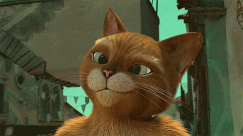 Copy Cat GIF - Puss In Boots Series Dream Works Animation Dumb GIFs