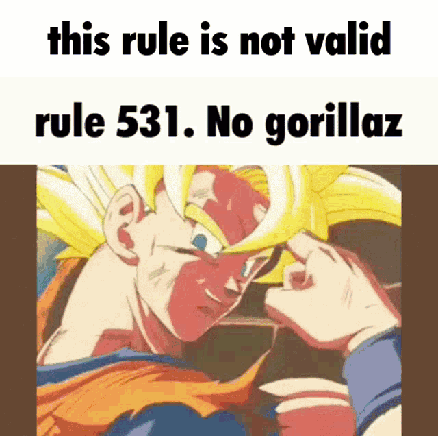 No Gorillaz Goku GIF - No Gorillaz Goku Ermm GIFs