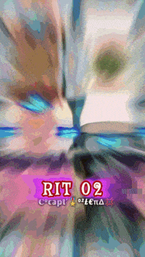 a colorful background with the words rit 02