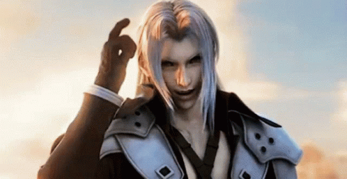 Sephiroth Think GIF - Sephiroth Think You See GIFs