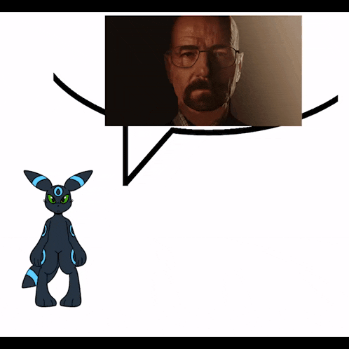 a drawing of a man with glasses and a speech bubble