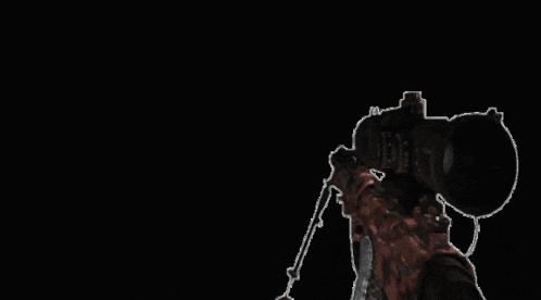 a black background with a white outline on it