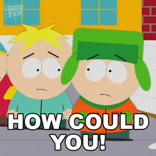 How Could You Kyle Broflovski GIF - How Could You Kyle Broflovski Butters Stotch GIFs