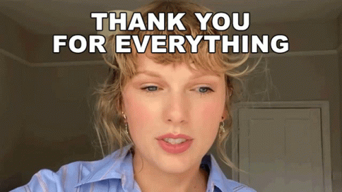 Thank You For Everything Taylor Swift GIF - Thank You For Everything Taylor Swift Vmas GIFs
