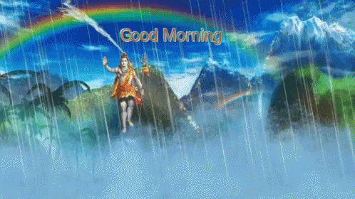Good Morning Raining GIF - Good Morning Raining Greetings GIFs