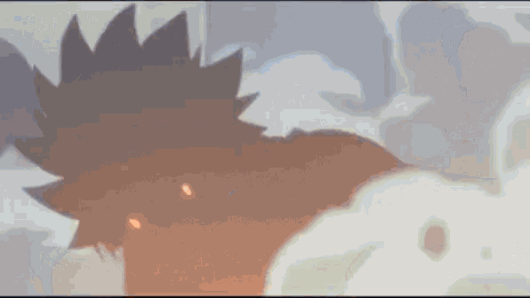 a close up of a person 's head with smoke coming out of it 's mouth