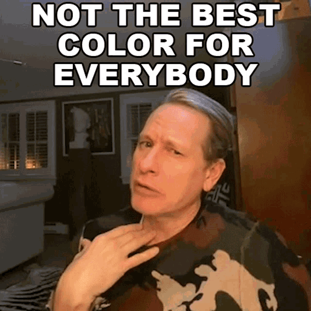Not The Best Color For Everybody Cameo GIF - Not The Best Color For Everybody Cameo Not For Everyone GIFs