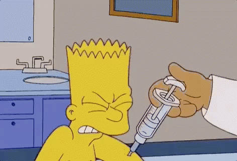 Hora Da Injeção / Simpsons / Vacina / Exame Médico / Exame De Sangue GIF - Bart Simpson Injection The Simpsons GIFs