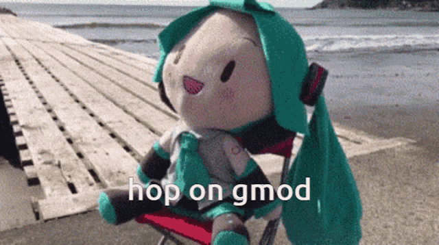 Hatsune Miku Gmod GIF - Hatsune Miku Gmod Hop On Gmod GIFs