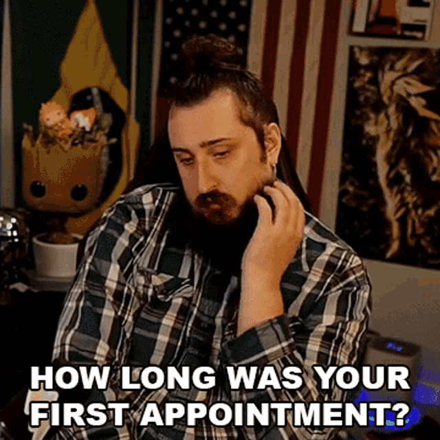 How Long Was Your First Appointment Godku GIF - How Long Was Your First Appointment Godku How Long Did Your Appointment Took GIFs