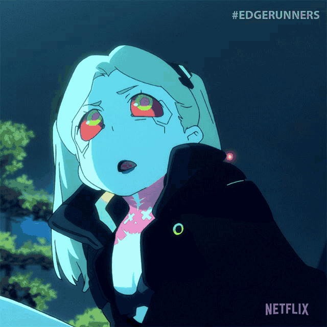 a cartoon of a girl with a netflix logo on the bottom right