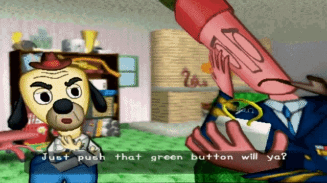 Parappa The Rapper2 Buttons GIF - Parappa The Rapper2 Buttons General Potter GIFs