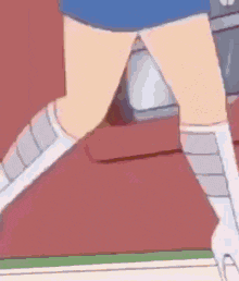a close up of a woman 's legs wearing white boots and socks .