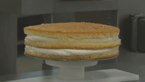 Sponge Cake Icing GIF - Sponge Cake Icing Frosting GIFs