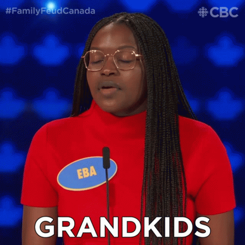 Grandkids Family Feud Canada GIF - Grandkids Family Feud Canada Grandchildren GIFs