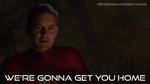 Were Going To Get You Home Peter Parker GIF - Were Going To Get You Home Peter Parker Spider Man GIFs