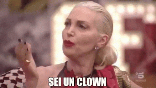 Clown Pagliaccio GIF - Clown Pagliaccio Sei Un Clown GIFs